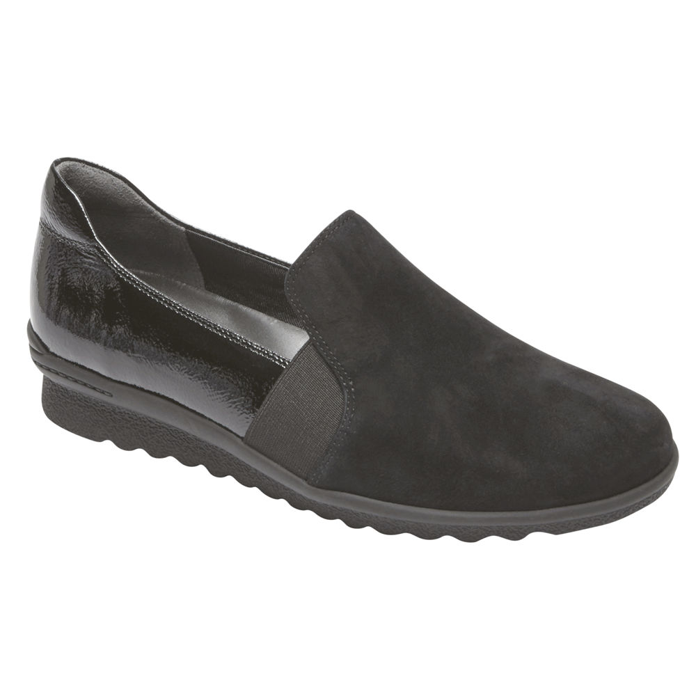 Rockport Slip-On For Womens Black - truFLEX Chenole - LS0126845